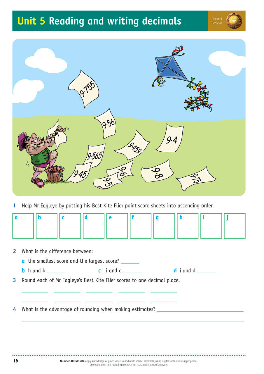 Targeting Maths Australian Curriculum Edition - Student Book: Year 6