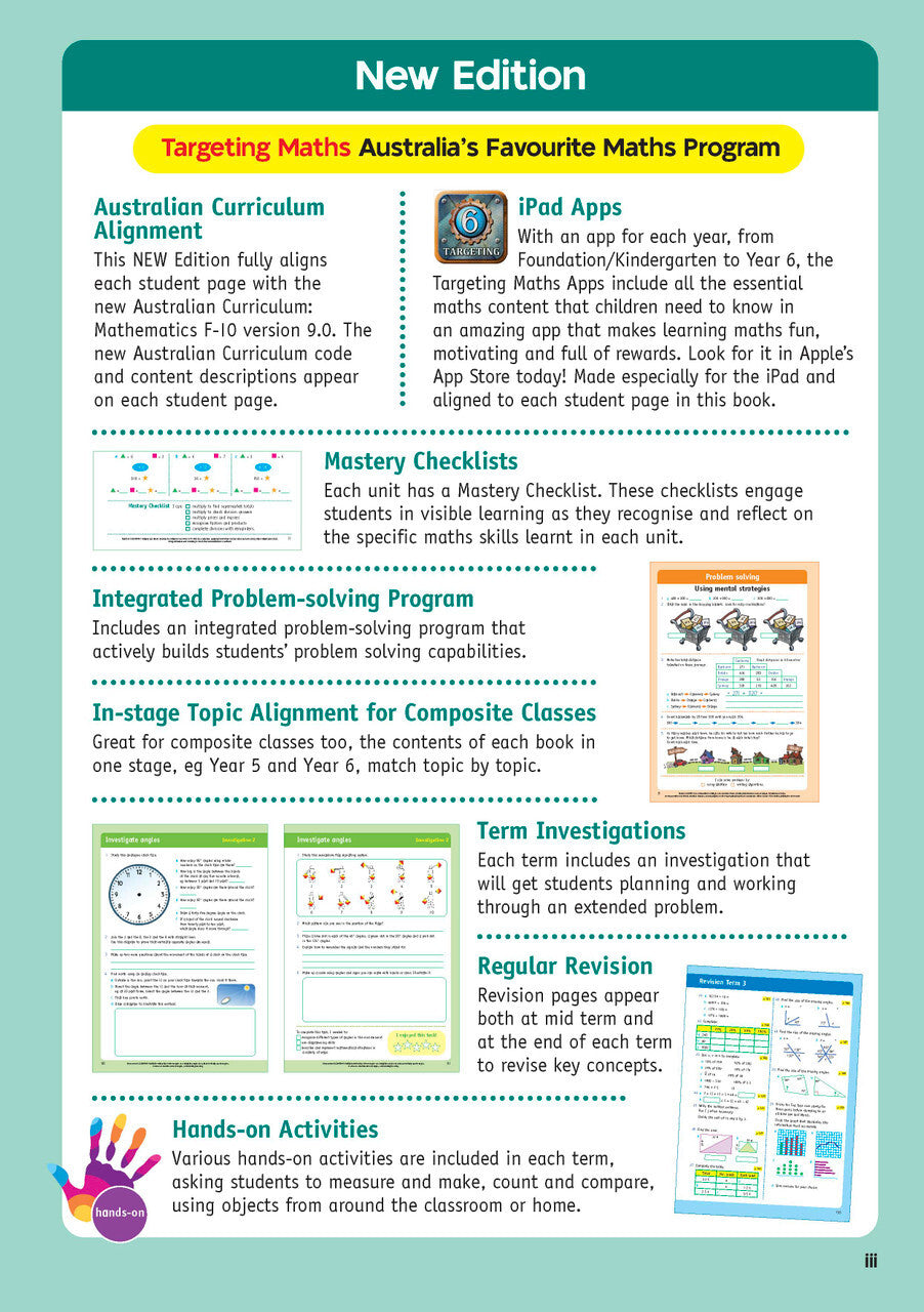 Targeting Maths Australian Curriculum Edition - Student Book: Year 6
