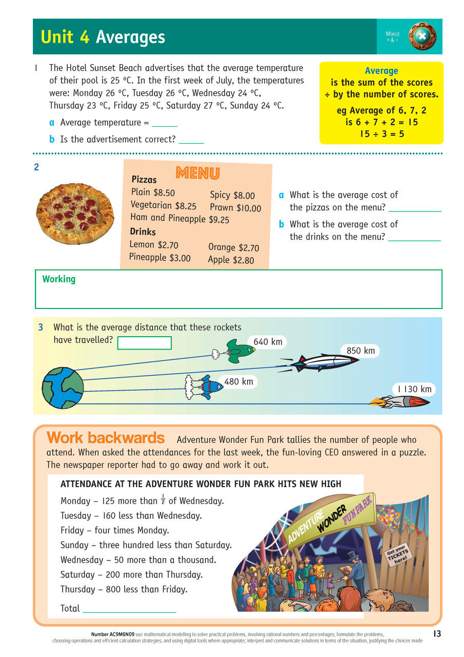 Targeting Maths Australian Curriculum Edition - Student Book: Year 6