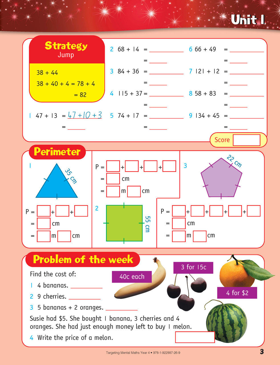 Targeting Maths Australian Curriculum Edition - Mental Maths: Year 4