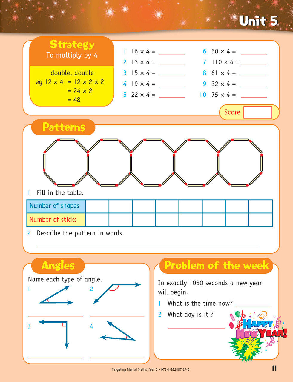 Targeting Maths Australian Curriculum Edition - Mental Maths: Year 5