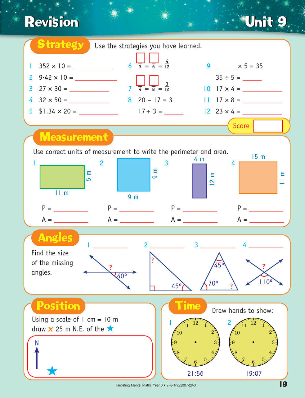 Targeting Maths Australian Curriculum Edition - Mental Maths: Year 6