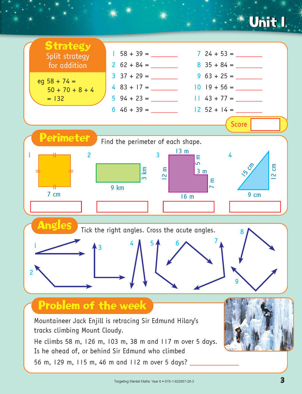 Targeting Maths Australian Curriculum Edition - Mental Maths: Year 6