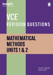 VCE Revision Questions: Mathematical Methods Units 1 & 2