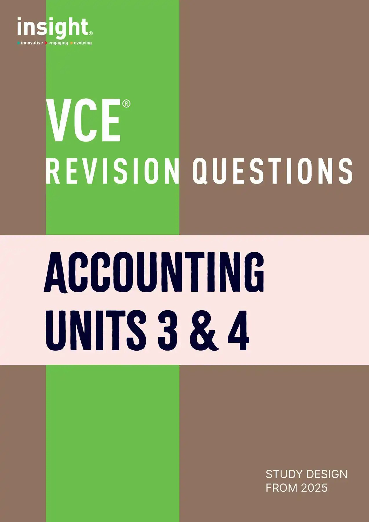 VCE Revision Questions: Accounting Units 3 & 4