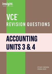 VCE Revision Questions: Accounting Units 3 & 4
