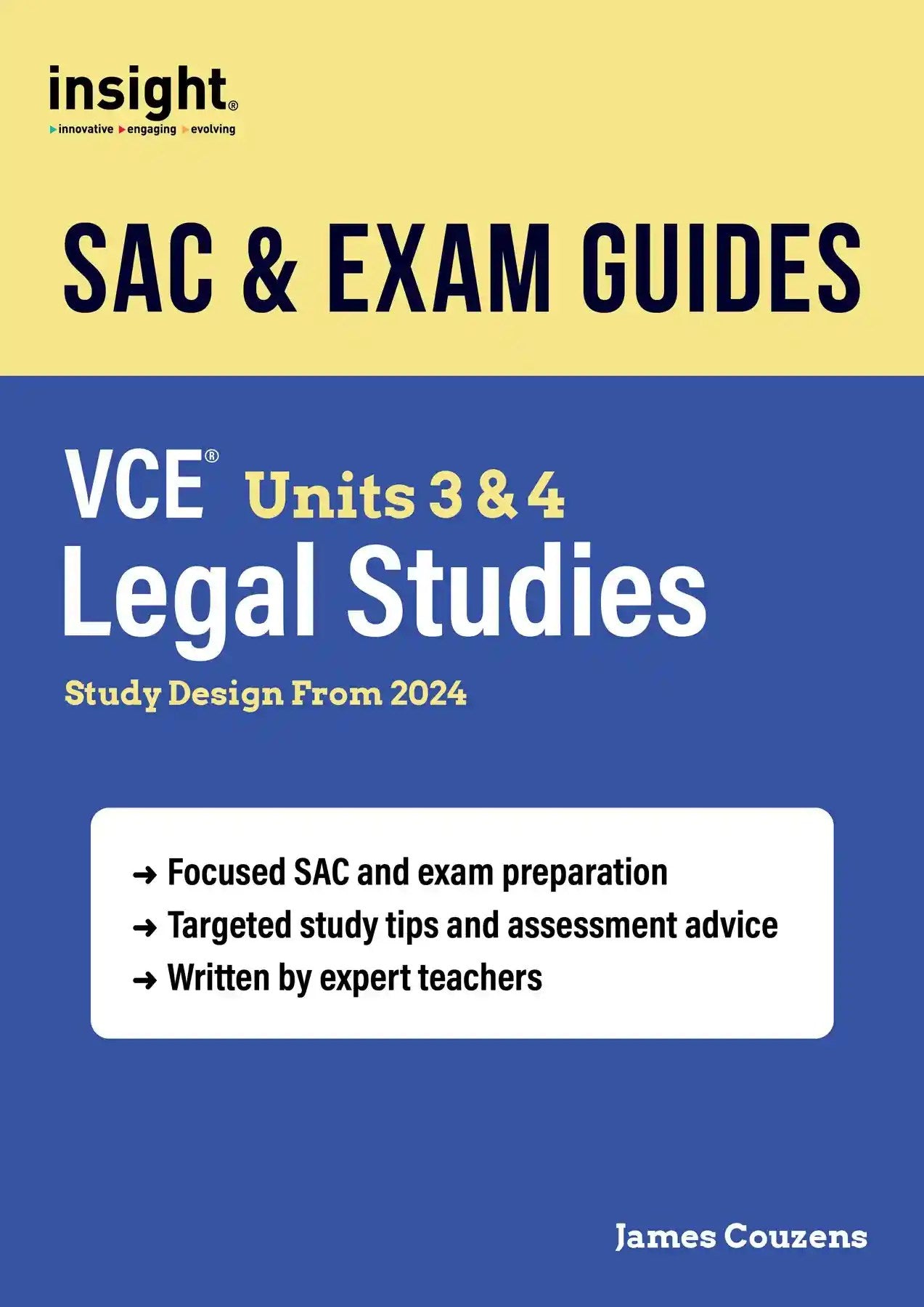 SAC & Exam Guides: VCE Units 3 & 4 Legal Studies