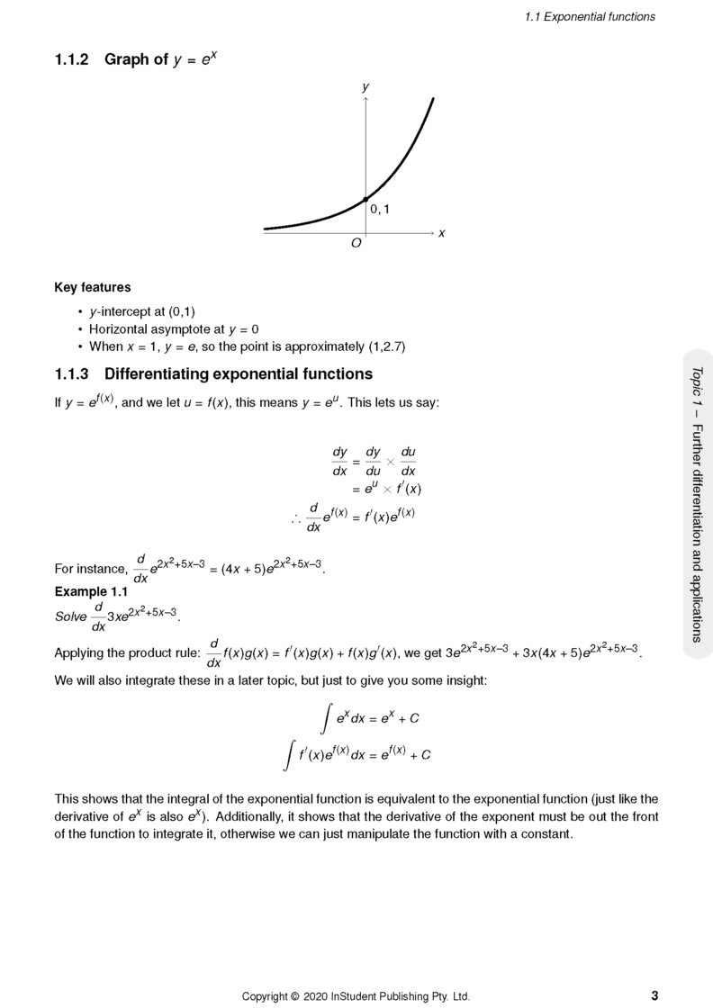 ATAR Notes WACE - Year 12 Complete Course Notes: Maths Methods (2024-2026)
