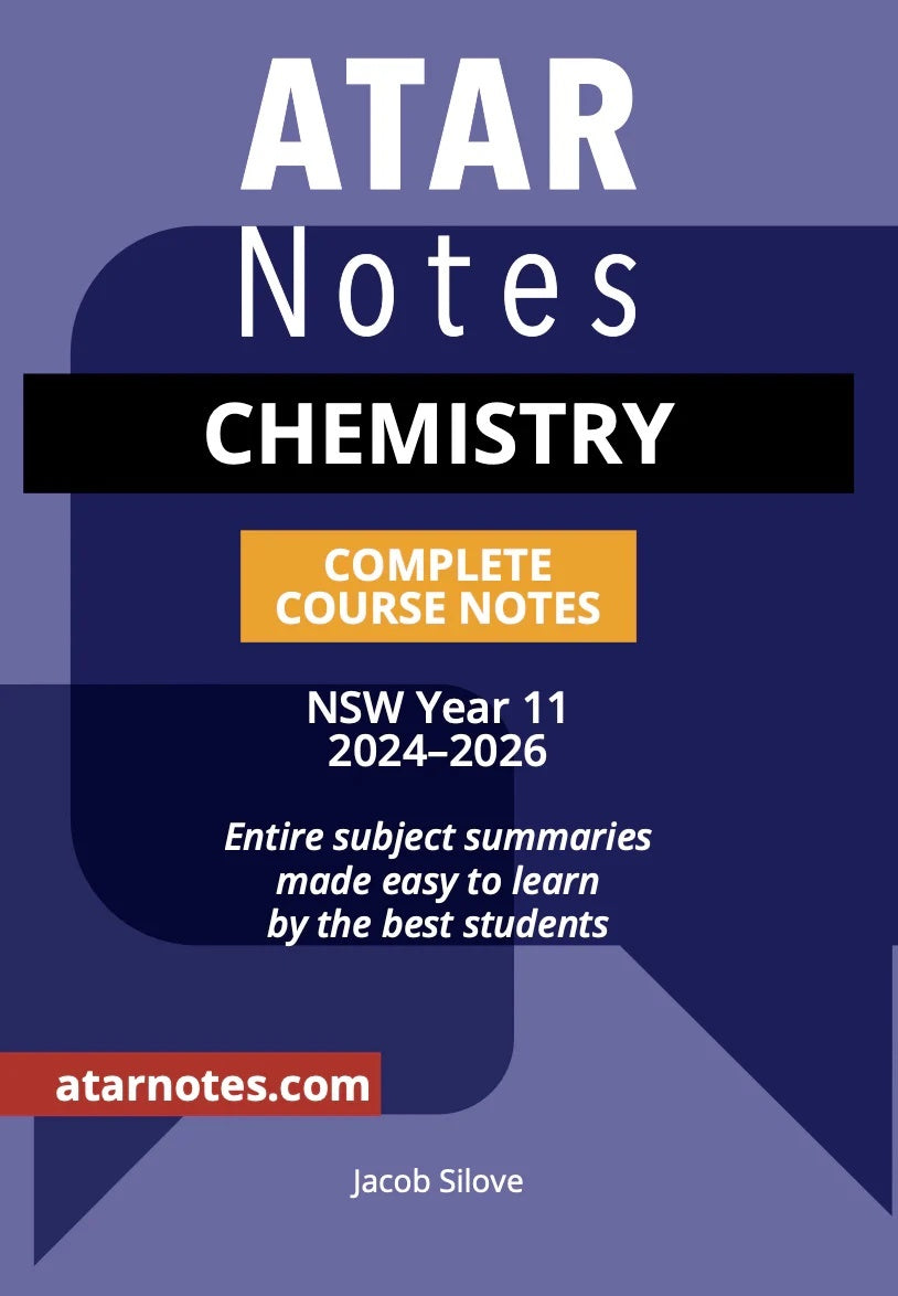 ATAR Notes HSC (Year 11) - Complete Course Notes: Chemistry (2024-2026)