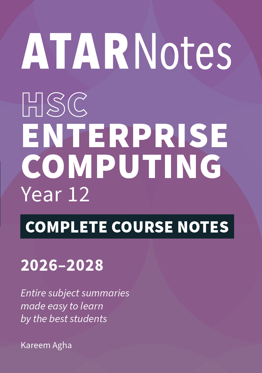ATAR Notes HSC Year 12 Enterprise Computing Notes (2026-2028)
