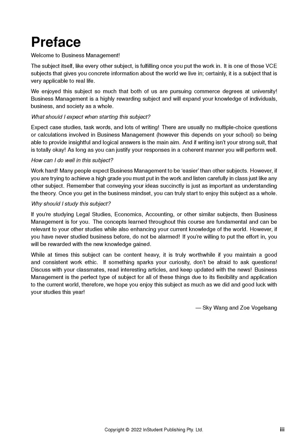 ATAR Notes VCE Business Management 1&2 Notes (2024-2026)