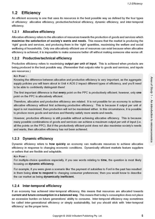 ATAR Notes VCE Economics 3&4 Notes (2024-2026)