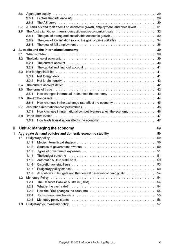 ATAR Notes VCE Economics 3&4 Notes (2024-2026)