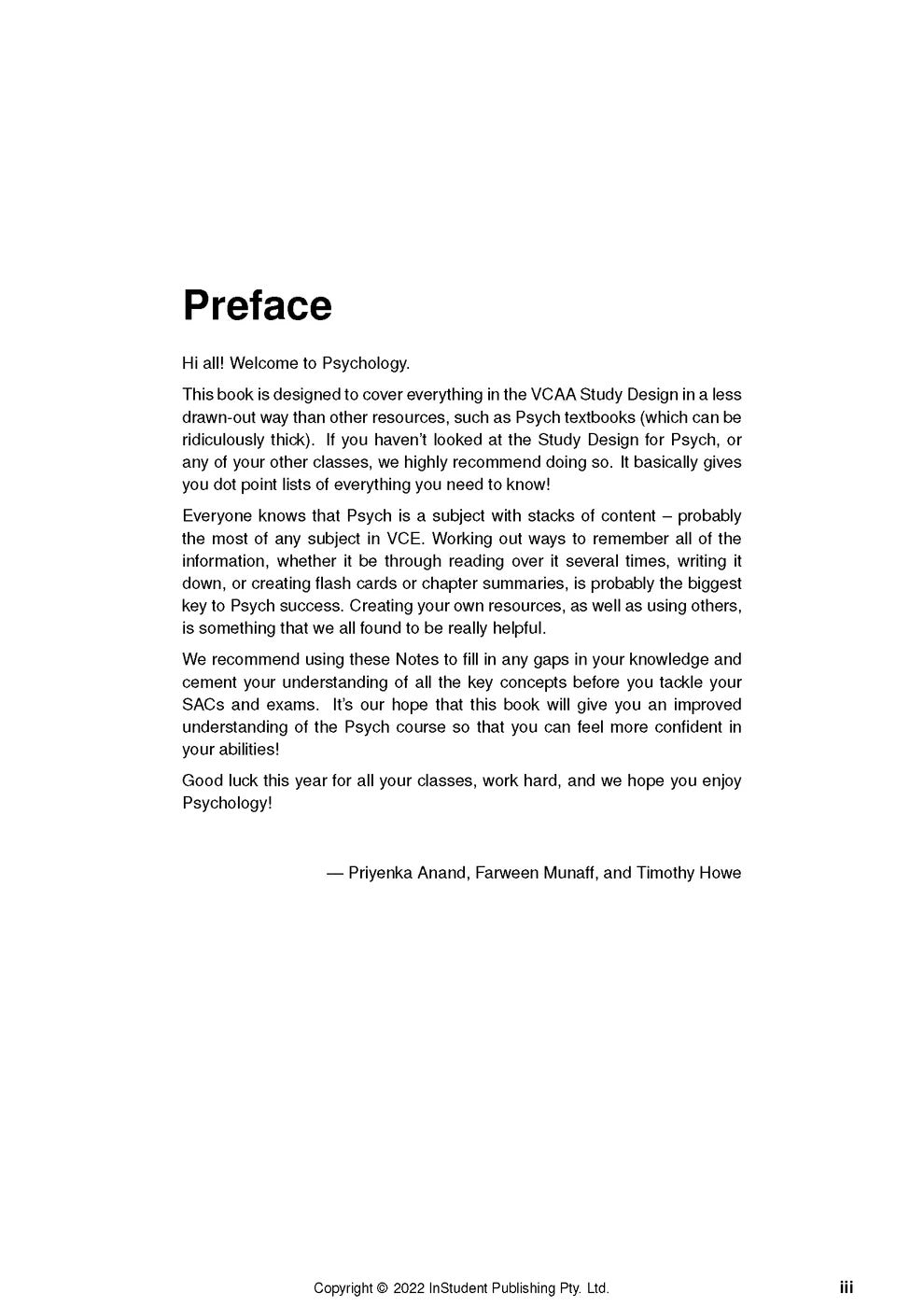 ATAR Notes VCE - Units 3 & 4 Complete Course Notes: Psychology (2024-2026)