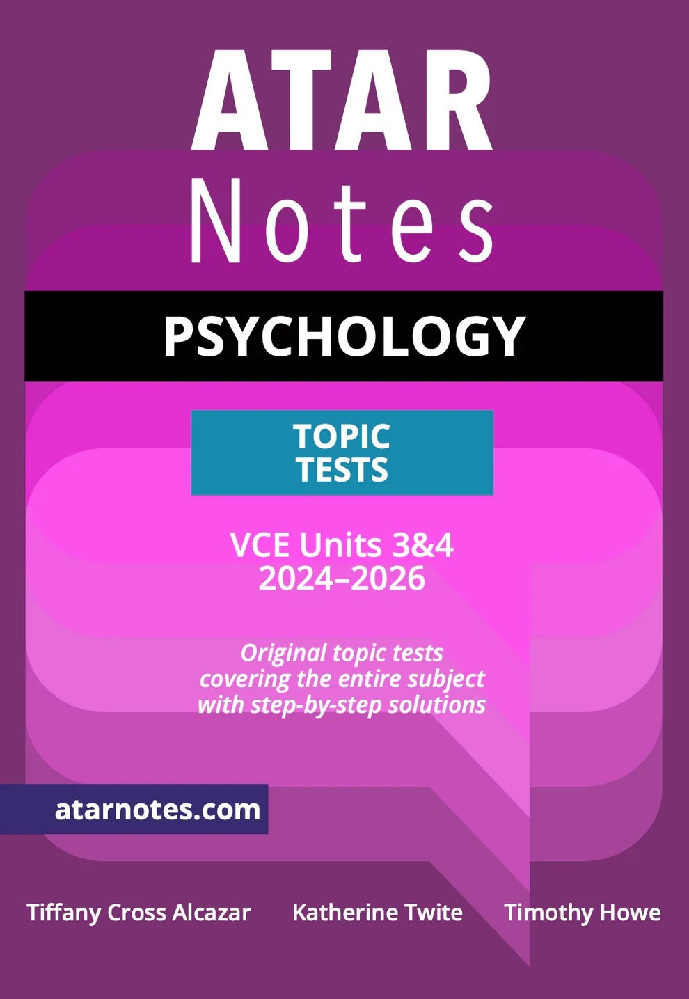 ATAR Notes VCE - Units 3 & 4 Topic Tests: Psychology (2024-2026)