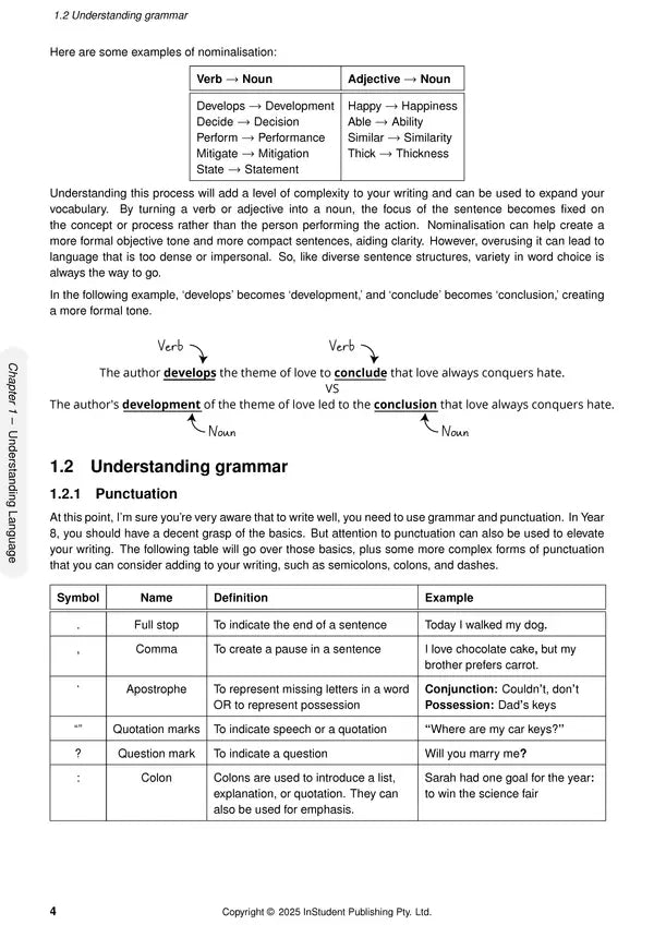 ATAR Notes Year 8 English Notes (2025–2027)