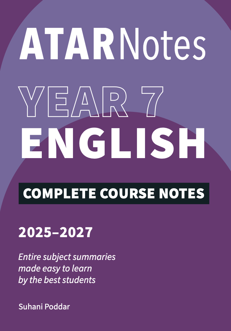 ATAR Notes Year 7 English Complete Course Notes (2025-2027)