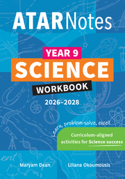 ATAR Notes Year 9 Science Workbook (2026-2028)