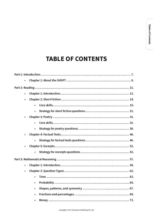 ATAR Notes Guide to the NSW Selective Schools Test: Year 7 Entry 2025 - 2027