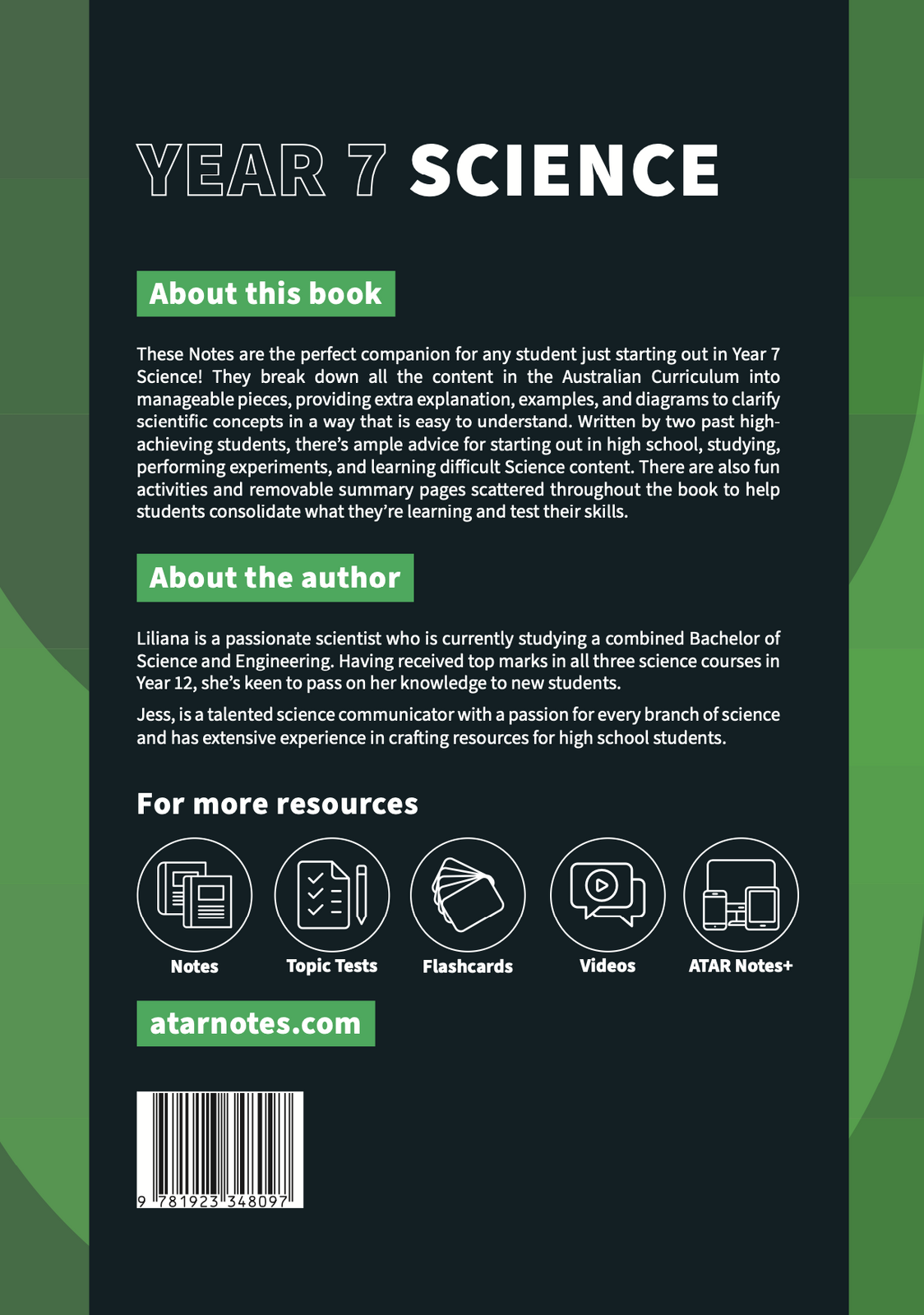 ATAR Notes Australian Curriculum - Year 7 Science Notes (2026–2028)