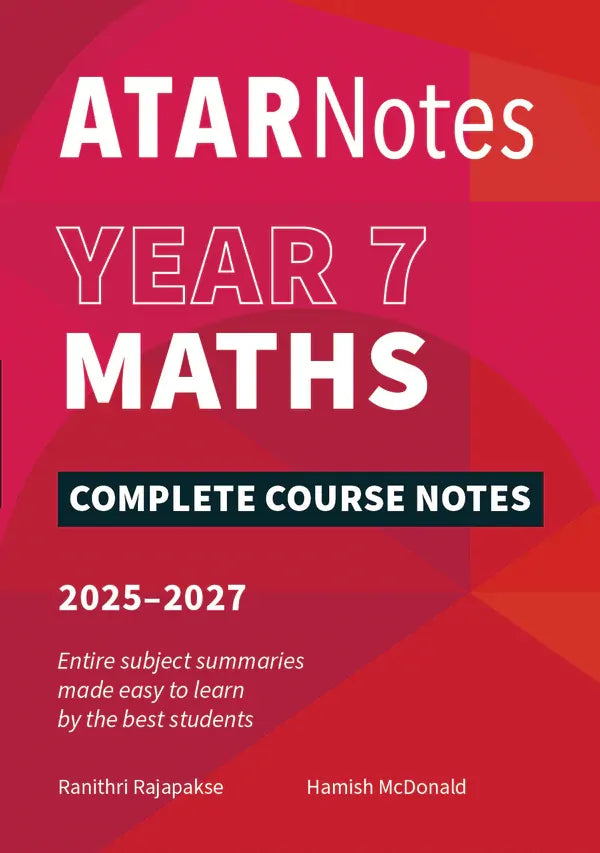ATAR Notes Year 7 Maths Notes (2025–2027)