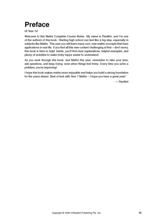 ATAR Notes Year 7 Maths Notes (2025–2027)