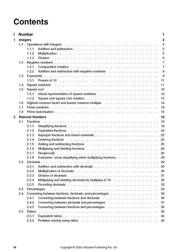 ATAR Notes Year 7 Maths Notes (2025–2027)