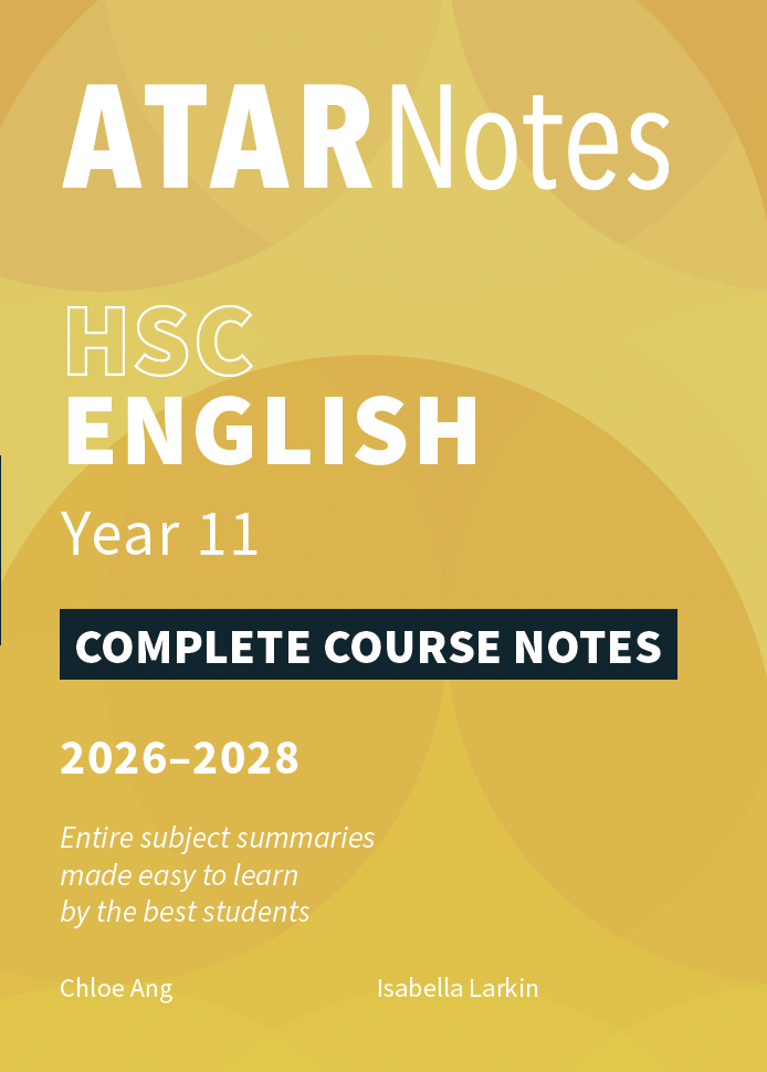 ATAR Notes HSC English Year 11 Notes (2026-2028)