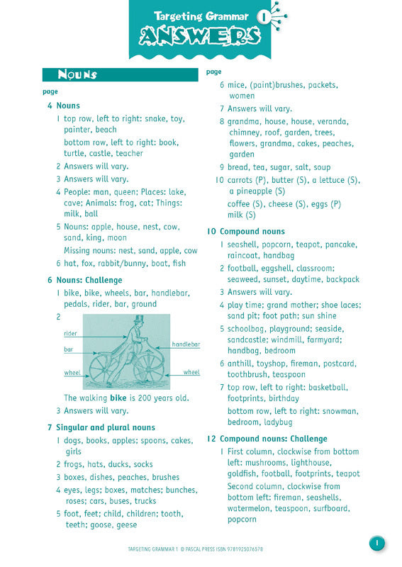 Targeting Grammar Activity Book 1