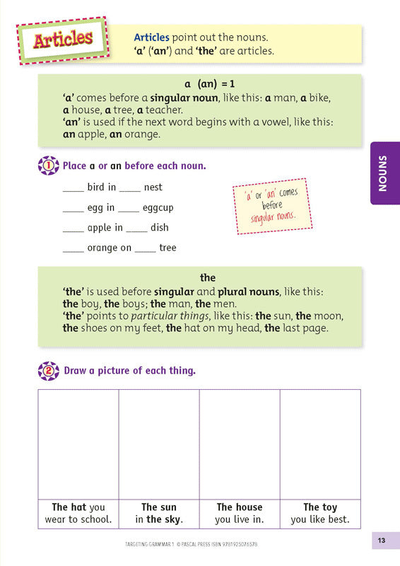 Targeting Grammar Activity Book 1