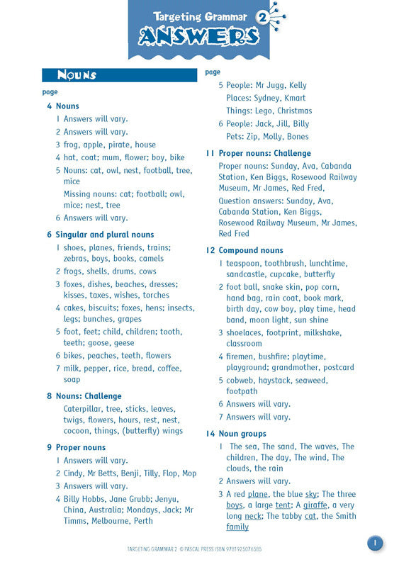Targeting Grammar Activity Book 2