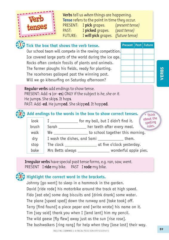 Targeting Grammar Activity Book 5