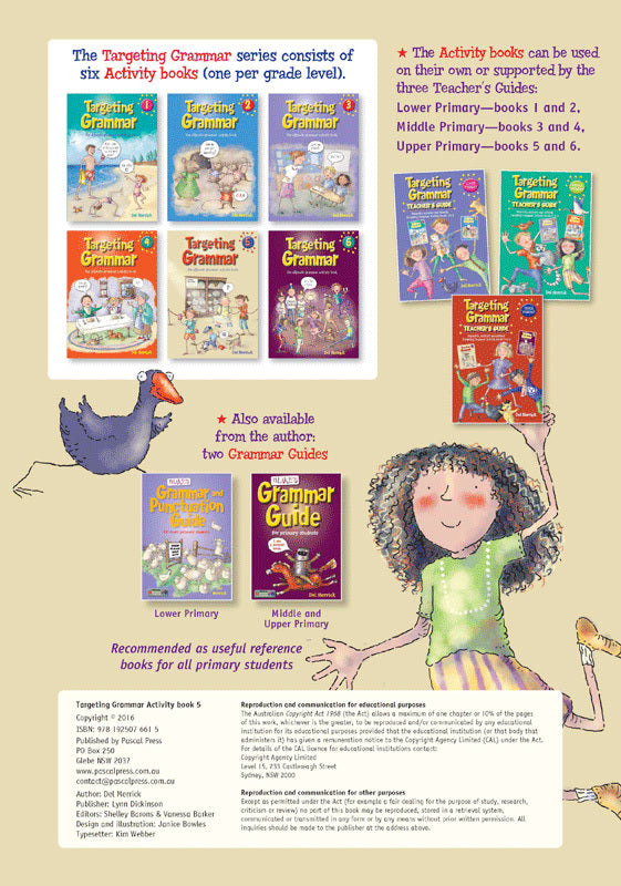 Targeting Grammar Activity Book 5