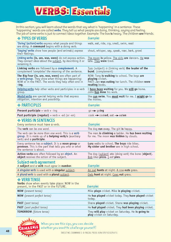 Targeting Grammar Activity Book 5