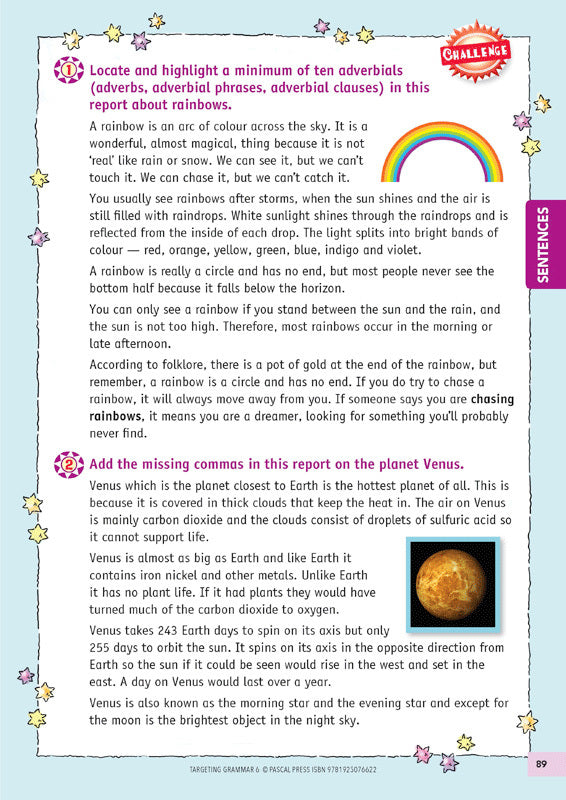 Targeting Grammar Activity Book 6