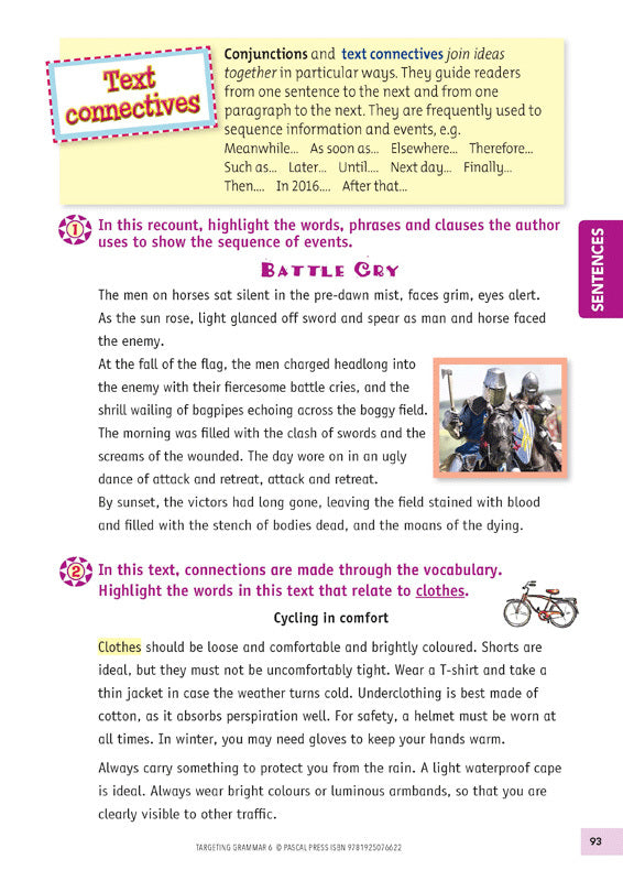 Targeting Grammar Activity Book 6