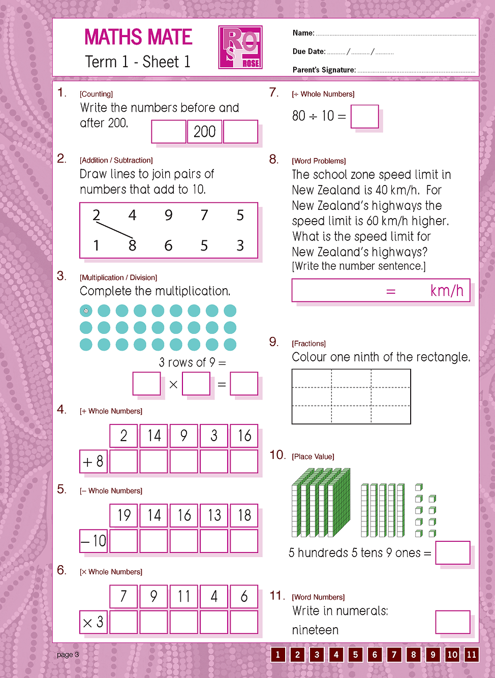 Maths Mate Rose (4) 2nd Edition