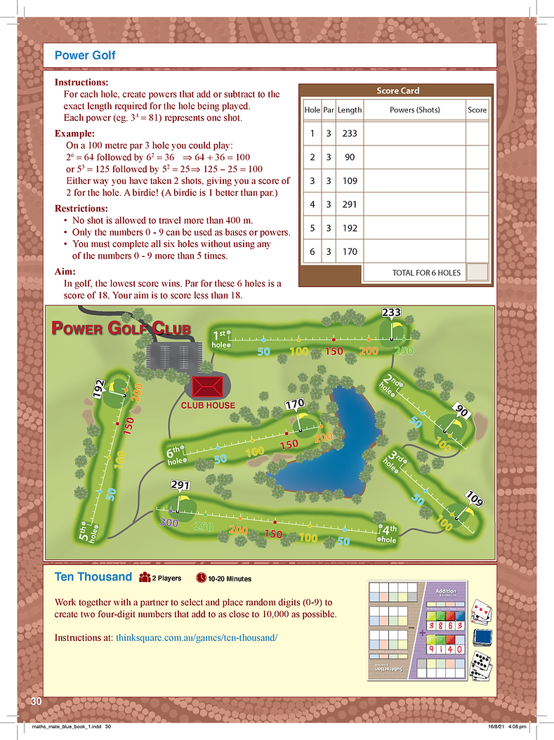 Maths Mate Blue Textbook - Year 7 (11 Booklets + Review Program)