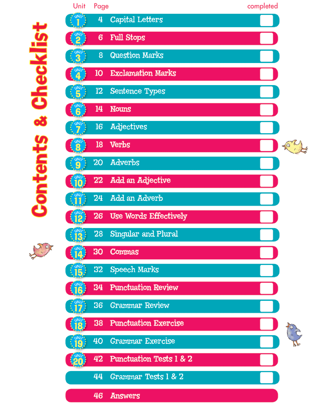 Back to Basics - Grammar and Punctuation: Year 1
