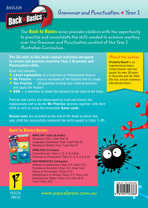 Back to Basics - Grammar and Punctuation: Year 1