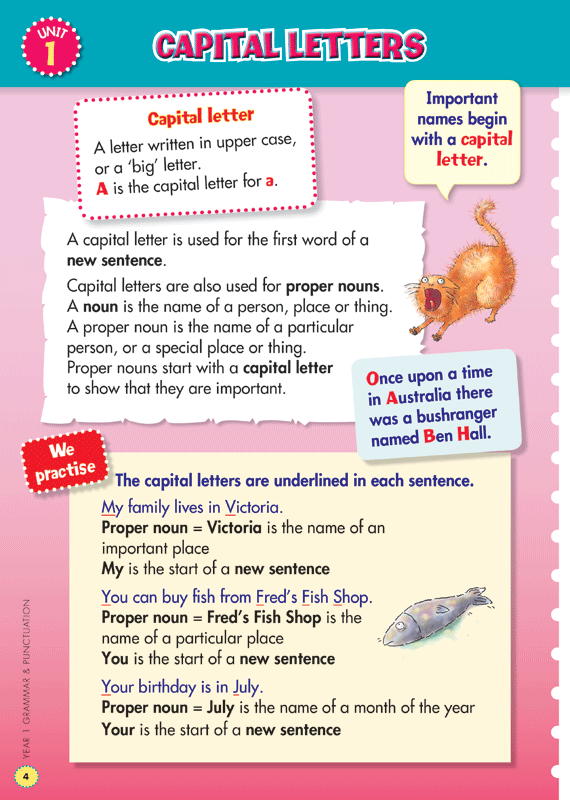Back to Basics - Grammar and Punctuation: Year 1