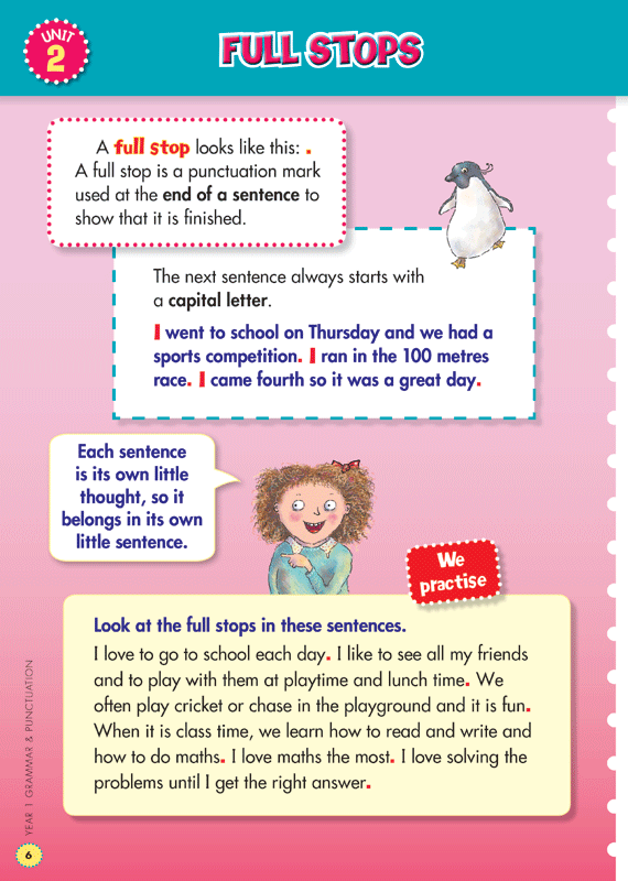 Back to Basics - Grammar and Punctuation: Year 1