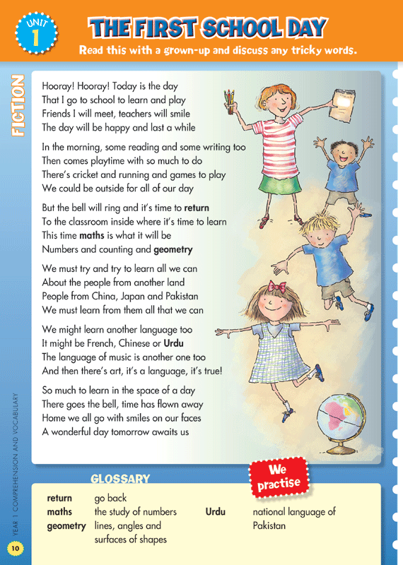 Back to Basics - Comprehension and Vocabulary: Year 1