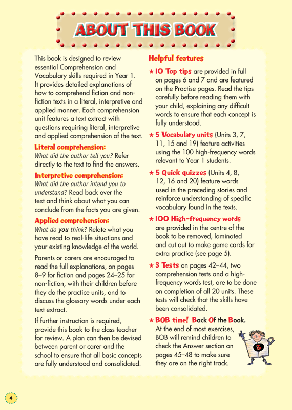 Back to Basics - Comprehension and Vocabulary: Year 1