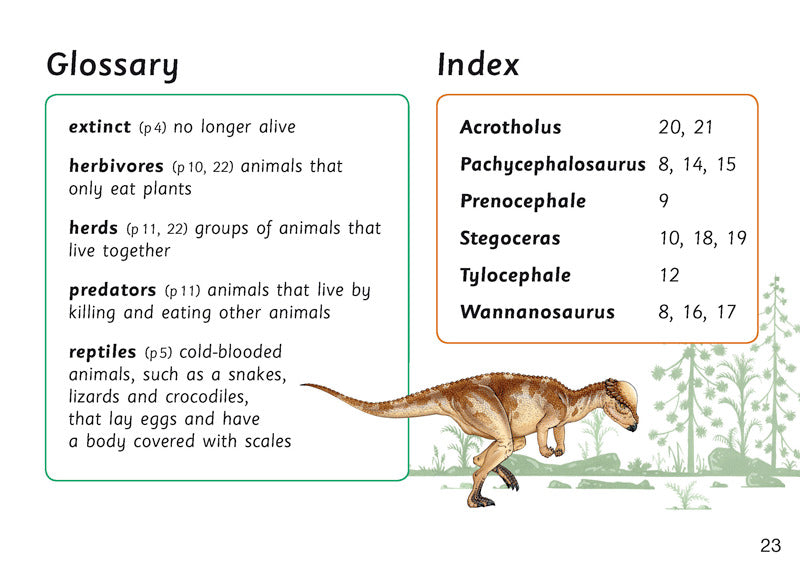 First Facts: Thick-Headed Dinosaurs