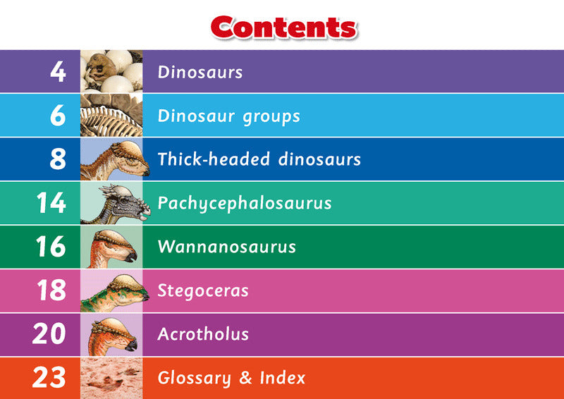 First Facts: Thick-Headed Dinosaurs