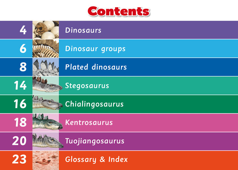 First Facts: Plated Dinosaurs