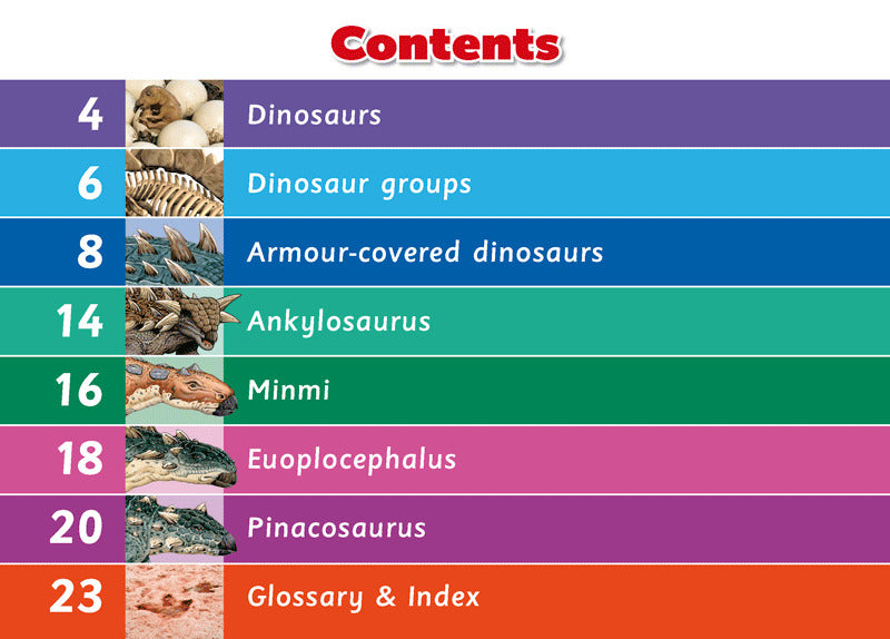 First Facts: Armour-Covered Dinosaurs