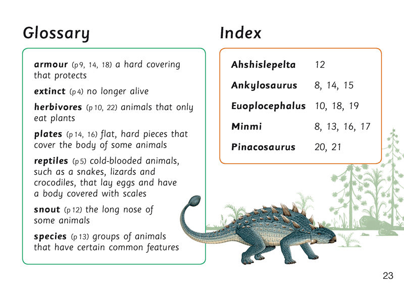 First Facts: Armour-Covered Dinosaurs