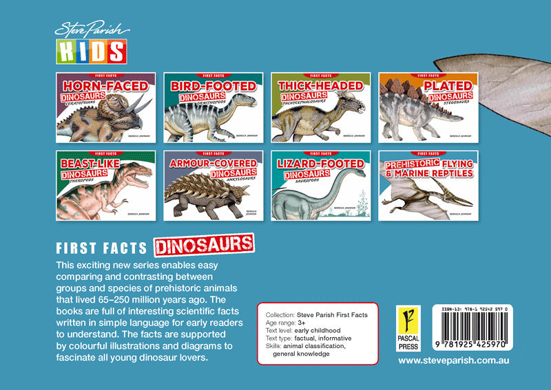 First Facts: Prehistoric Flying & Marine Reptiles